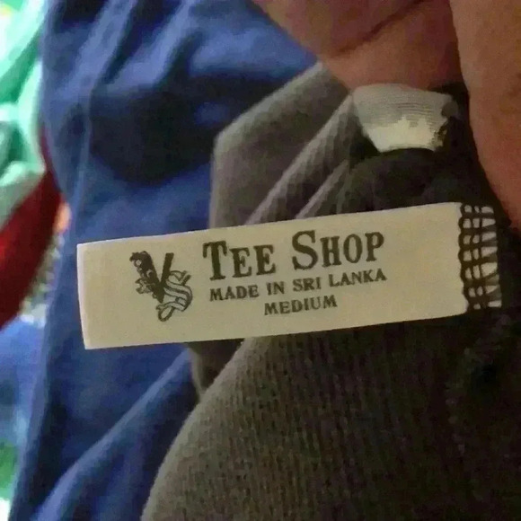 VTG 90s Y2K VS TeeShop dark brown tanktop stretches size medium - Picture 4 of 4